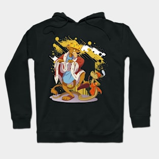 Robins Noble Quest Join Him in Defending the Poor and Outwitting the Villains on this Iconic Hoodie